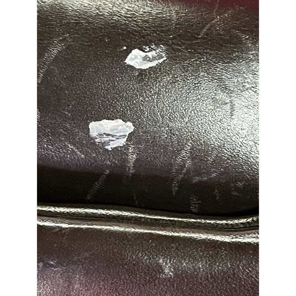 Vintage Gucci Dark Brown Leather Briefcase Combination Lock Made Italy AS IS - Picture 15 of 15